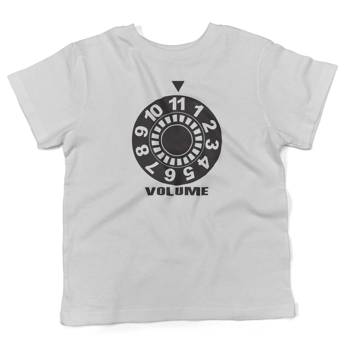 Turn It Up To 11 Toddler Shirt-White-2T