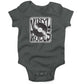 Vinyl Rules Baby One Piece or Raglan Tee-Organic Asphalt-3-6 months