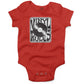 Vinyl Rules Baby One Piece or Raglan Tee-Organic Red-3-6 months