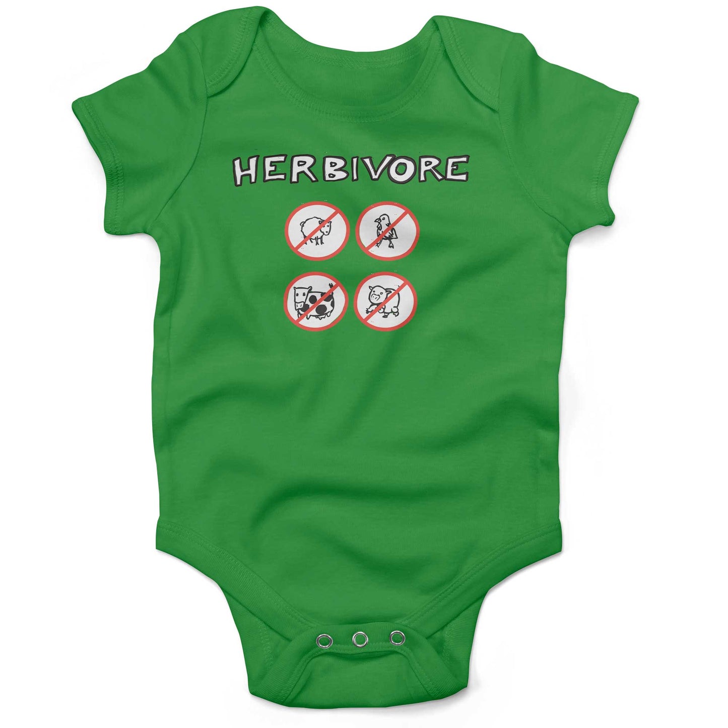 Herbivore Infant Bodysuit or Raglan Tee-Grass Green-3-6 months