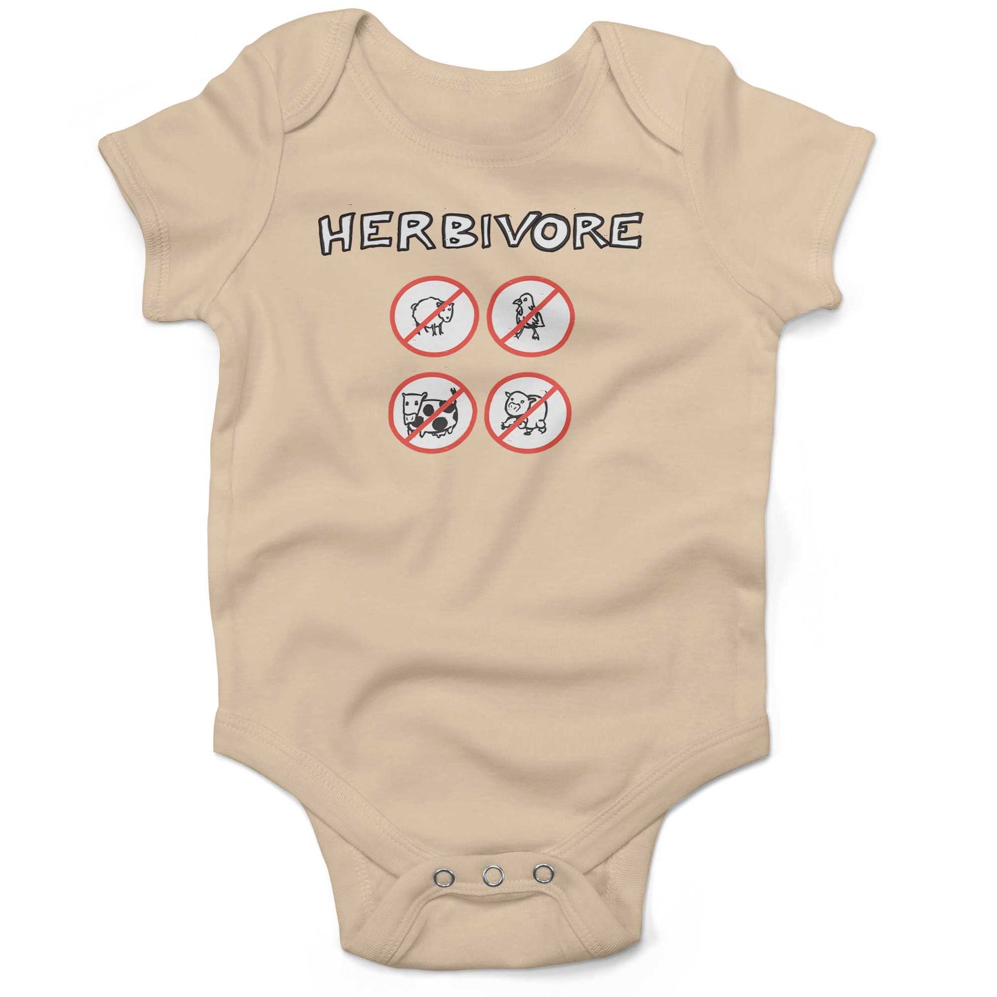 Herbivore Infant Bodysuit or Raglan Tee-Organic Natural-3-6 months