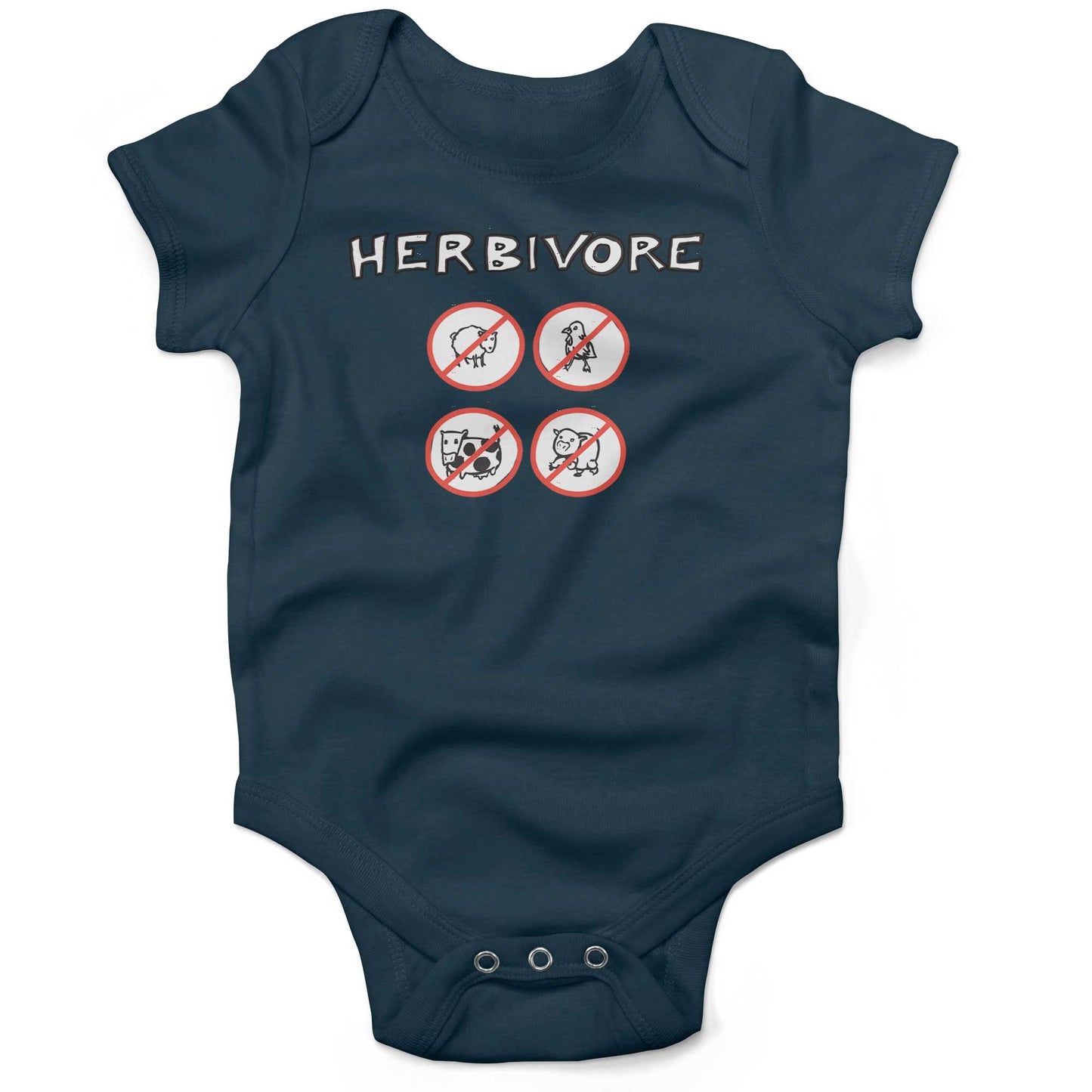 Herbivore Infant Bodysuit or Raglan Tee-Organic Pacific Blue-3-6 months