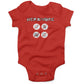 Herbivore Infant Bodysuit or Raglan Tee-Organic Red-3-6 months