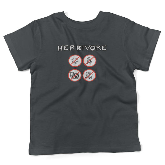 Herbivore Toddler Shirt-Asphalt-2T