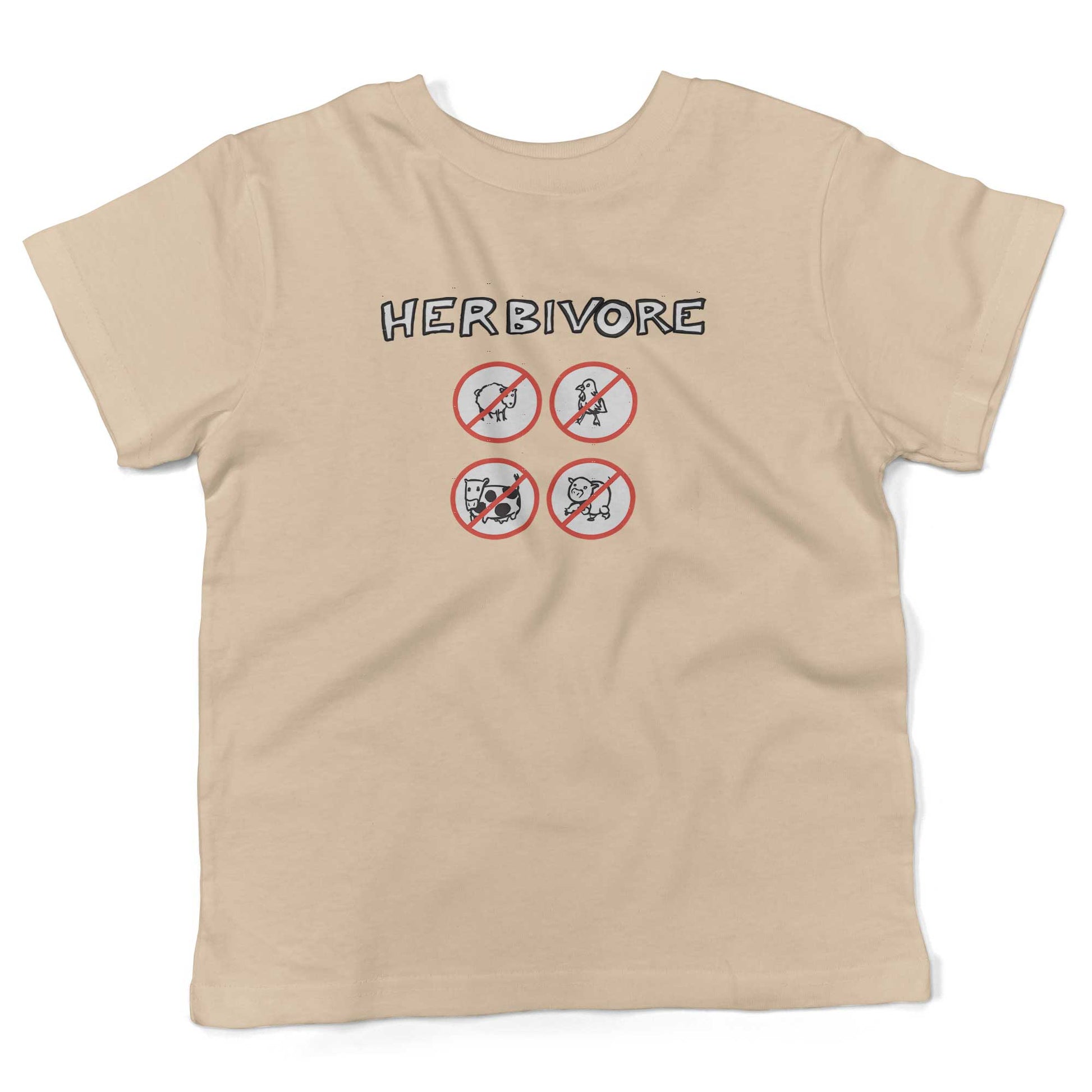 Herbivore Toddler Shirt-Organic Natural-2T