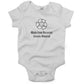 Made From Recycled Materials Infant Bodysuit or Raglan Baby Tee-White-3-6 months