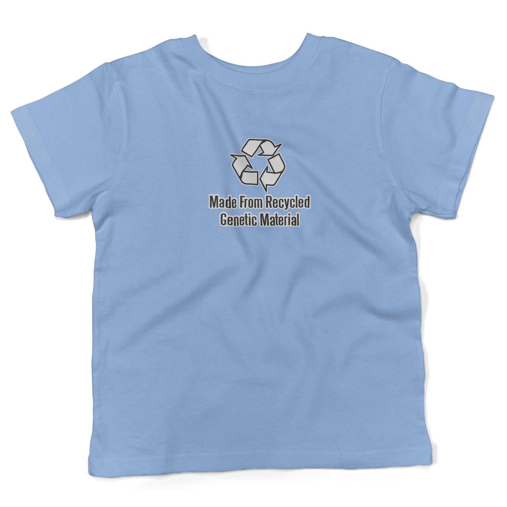 Made From Recycled Materials Toddler Shirt-Organic Baby Blue-2T