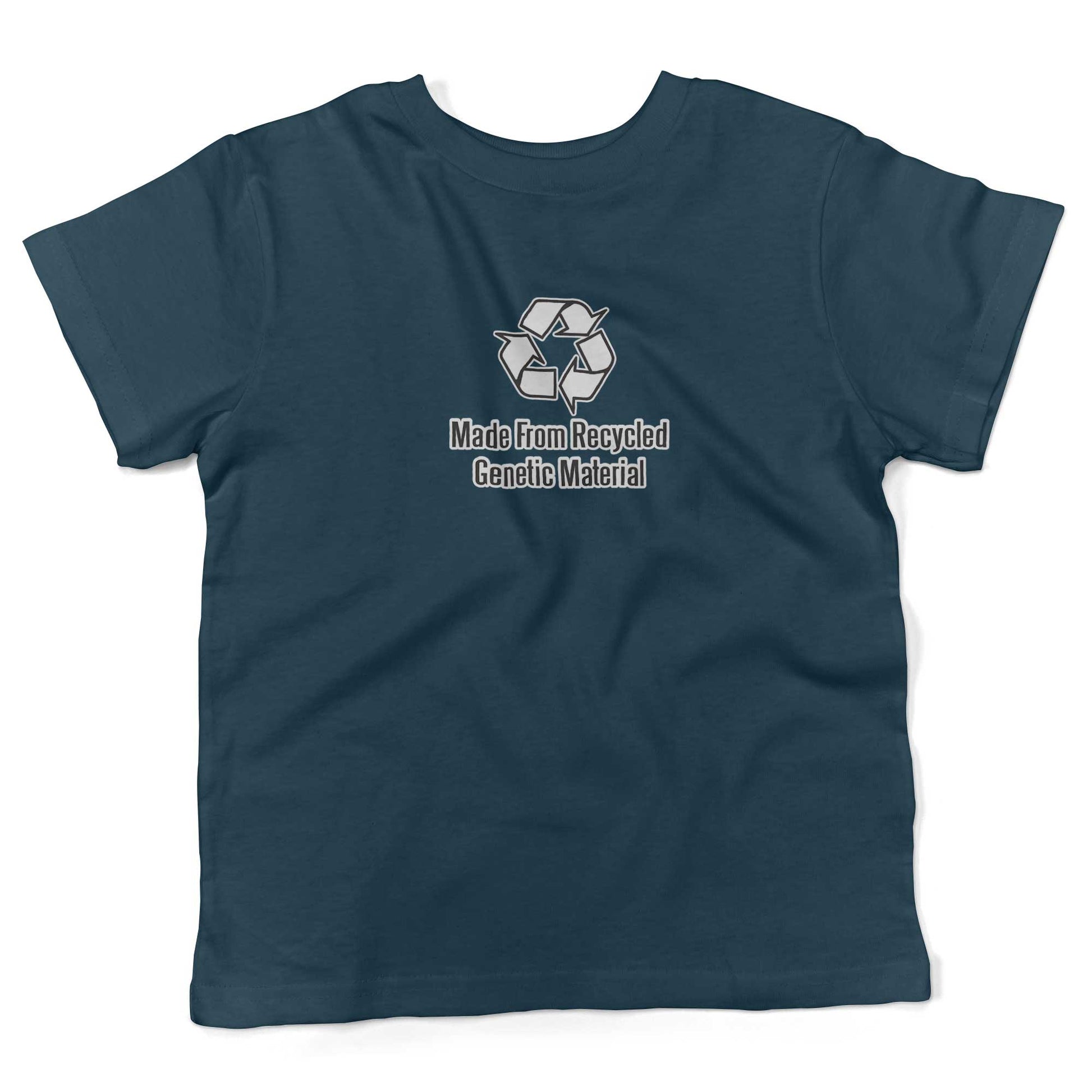 Made From Recycled Materials Toddler Shirt-Organic Pacific Blue-2T