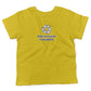 Made From Recycled Materials Toddler Shirt-Sunshine Yellow-2T