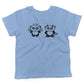 Good Panda, Bad Panda Toddler Shirt-Organic Baby Blue-2T
