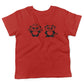 Good Panda, Bad Panda Toddler Shirt-Red-2T