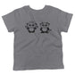Good Panda, Bad Panda Toddler Shirt-Slate-2T