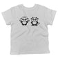 Good Panda, Bad Panda Toddler Shirt-White-2T