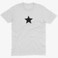 Star Unisex Or Women's Cotton T-shirt-White-Unisex