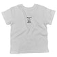 Attracted To Small, Shiny Objects Toddler Shirt-White-2T