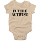 Future Activist Infant Bodysuit or Raglan Tee-Organic Natural-3-6 months
