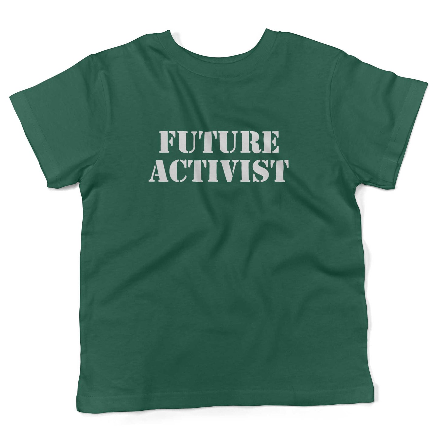 Future Activist Toddler Shirt-Kelly Green-2T