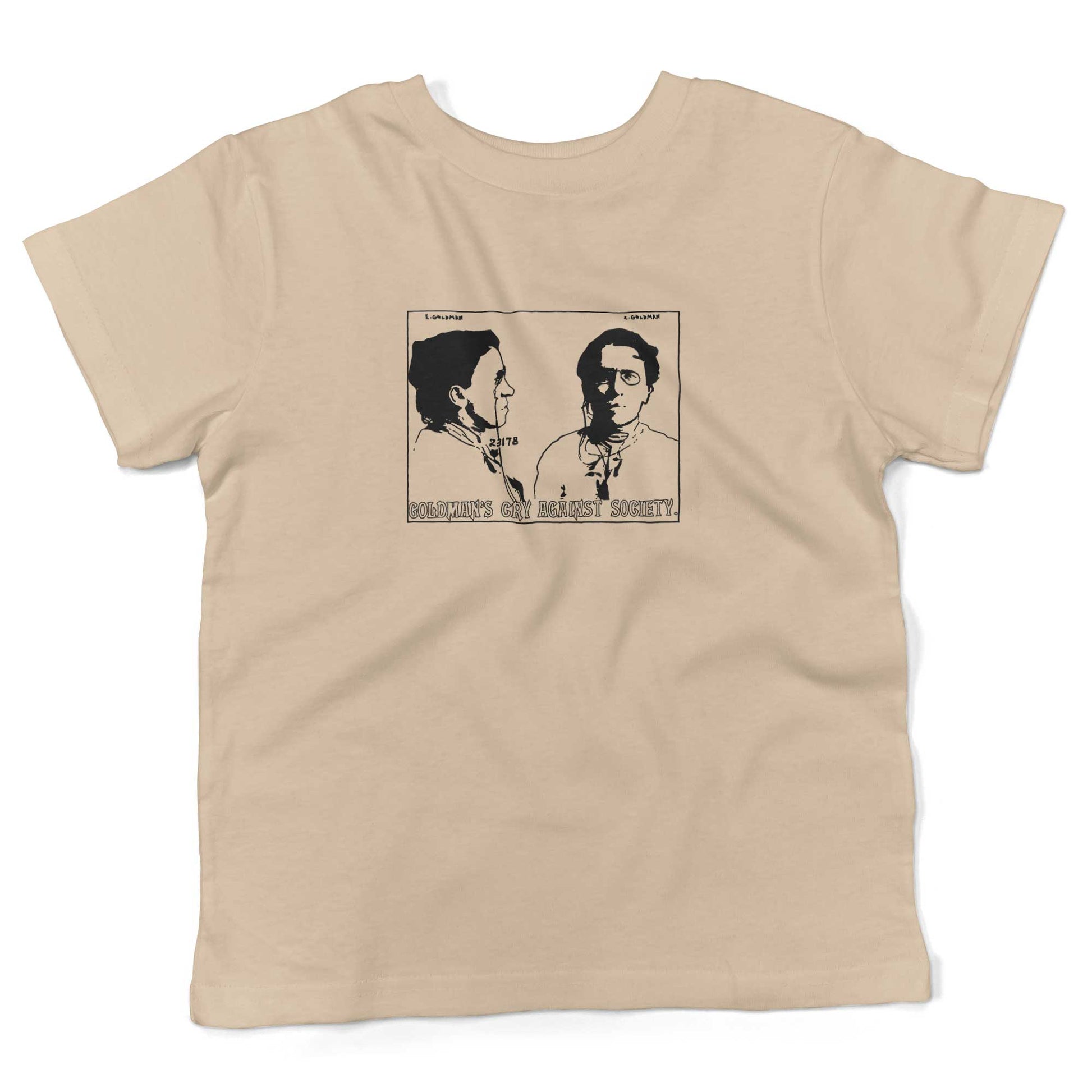 Emma Goldman Toddler Shirt-Organic Natural-2T