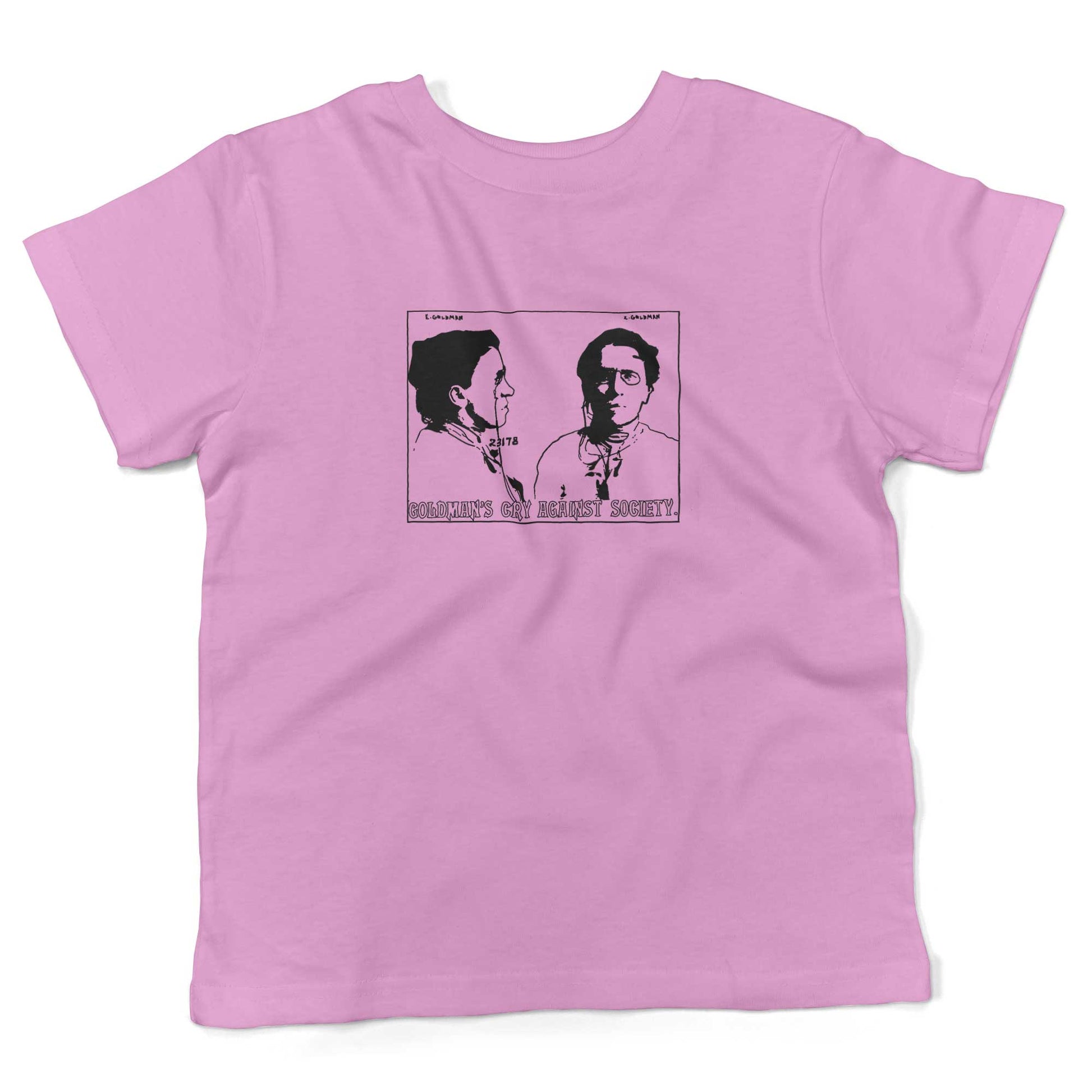 Emma Goldman Toddler Shirt-Organic Pink-2T