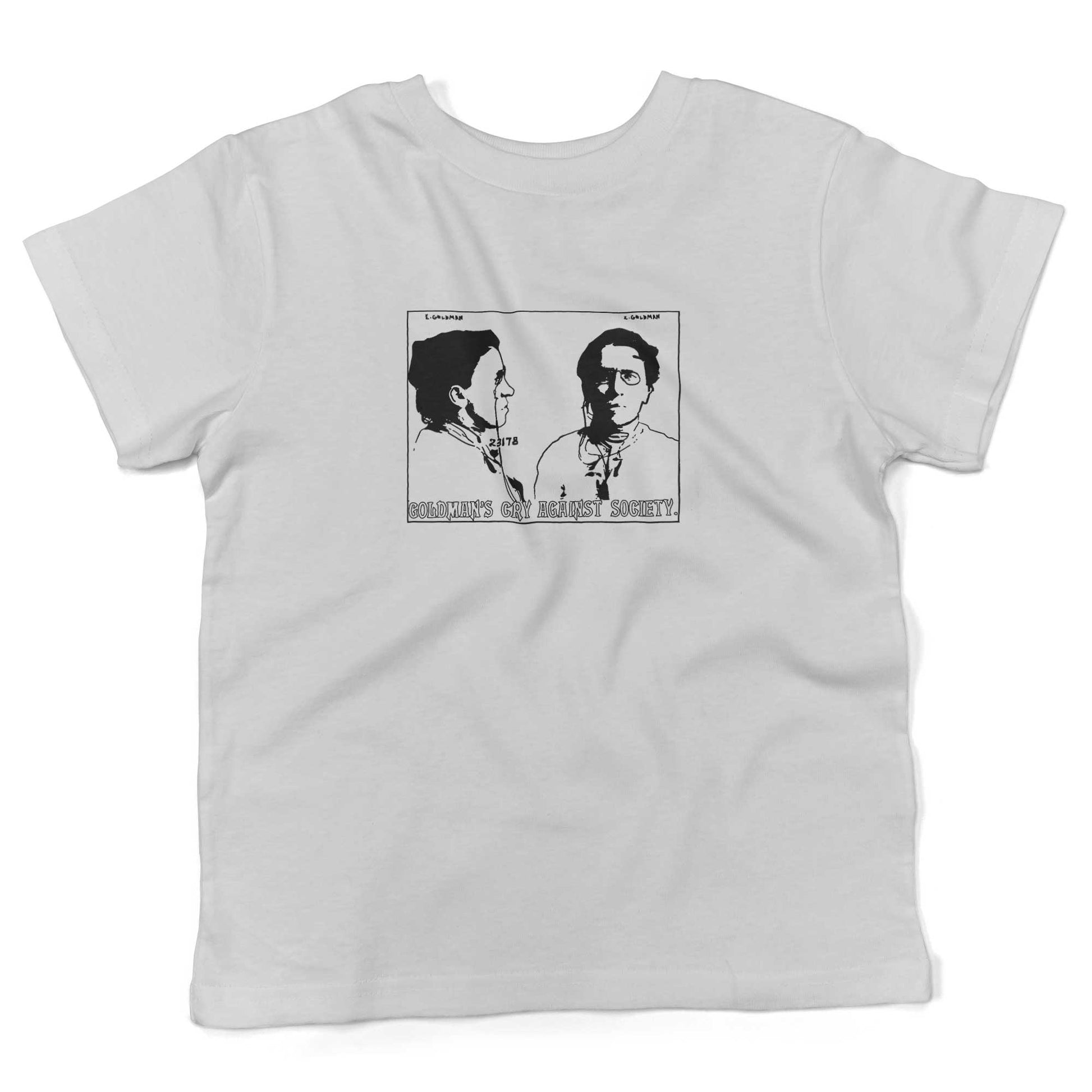 Emma Goldman Toddler Shirt-White-2T
