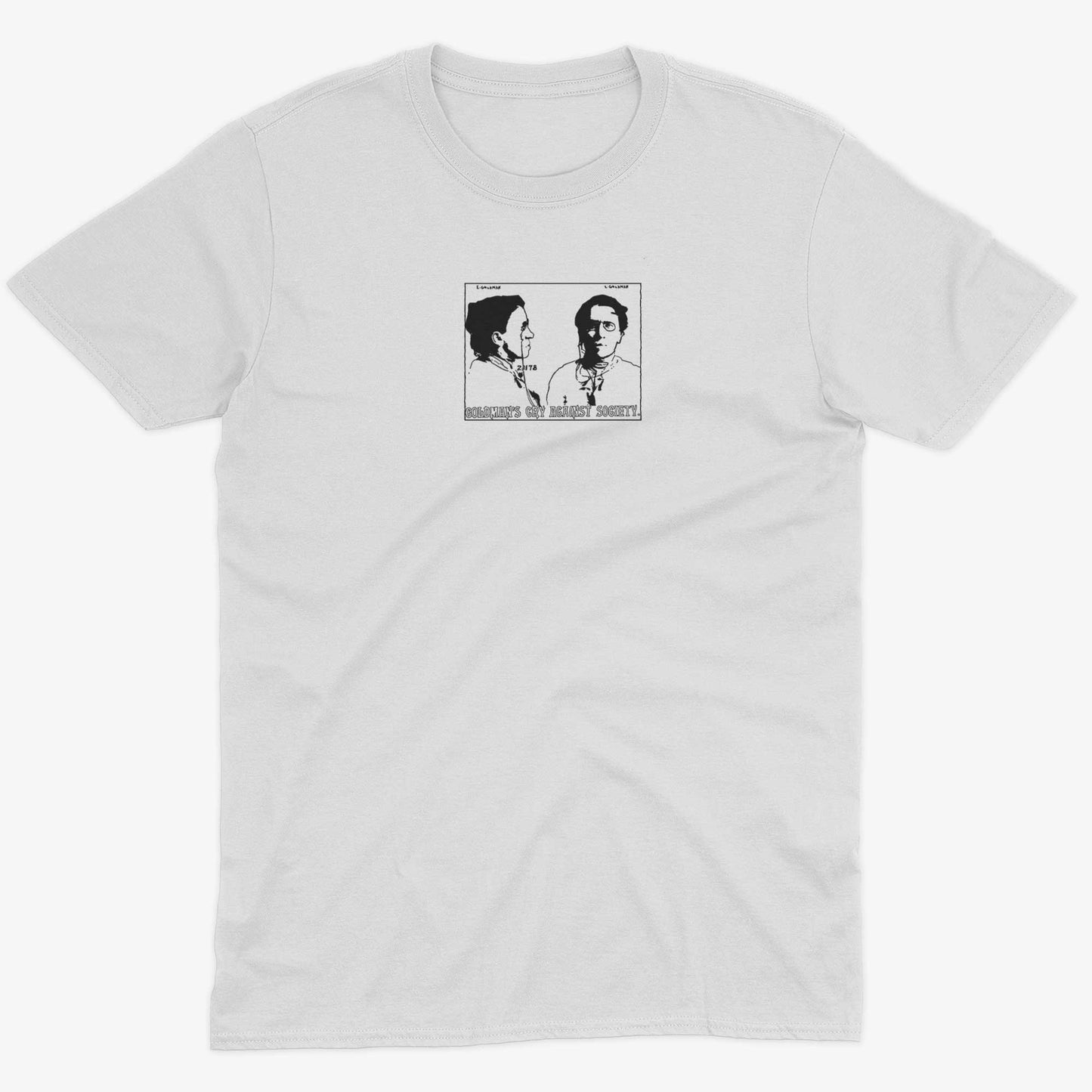 Emma Goldman Unisex Or Women's Cotton T-shirt-White-Unisex