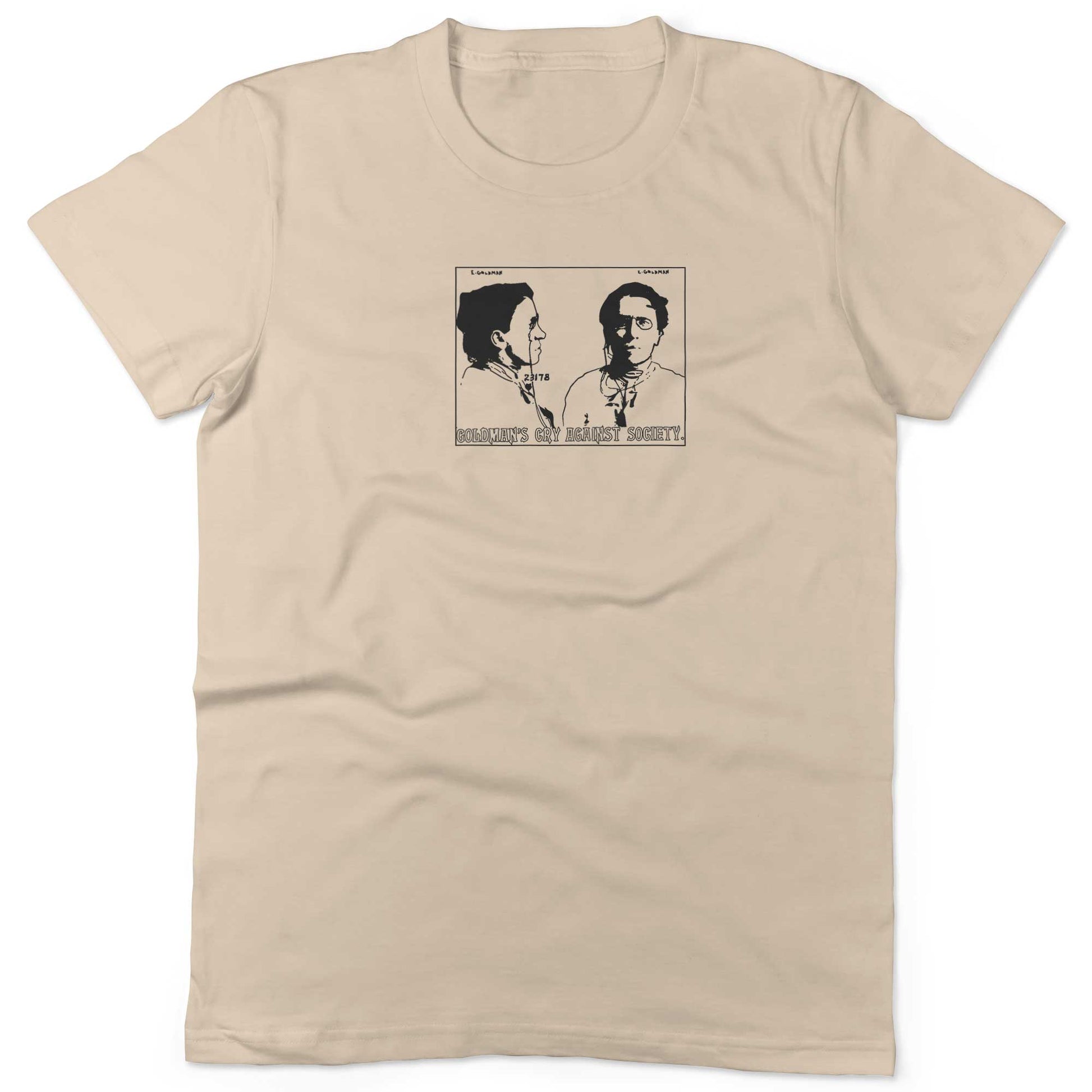 Emma Goldman Unisex Or Women's Cotton T-shirt-Organic Natural-Women