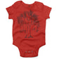 Hug A Tree Infant Bodysuit or Raglan Tee-Organic Red-3-6 months