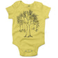 Hug A Tree Infant Bodysuit or Raglan Tee-Yellow-3-6 months