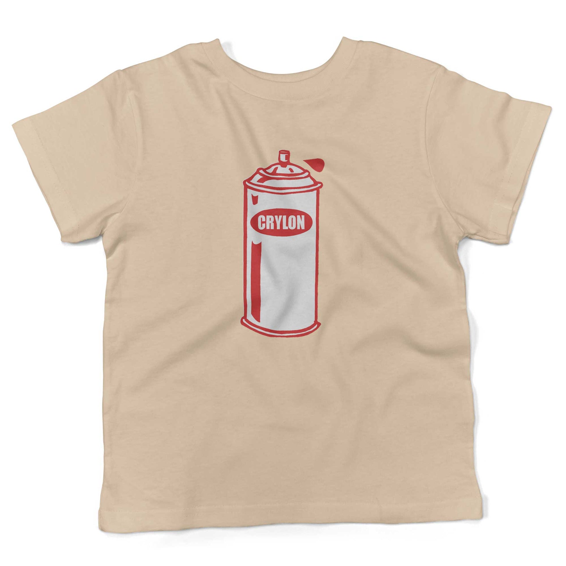 Crylon Cans Toddler Shirt-Organic Natural-2T