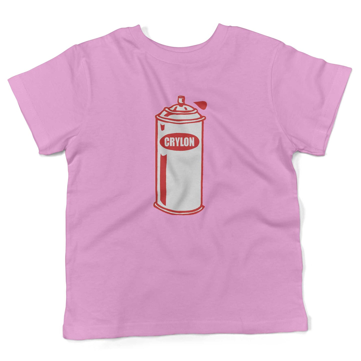 Crylon Cans Toddler Shirt-Organic Pink-2T