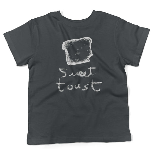 Sweet Toast Toddler Shirt-Asphalt-2T