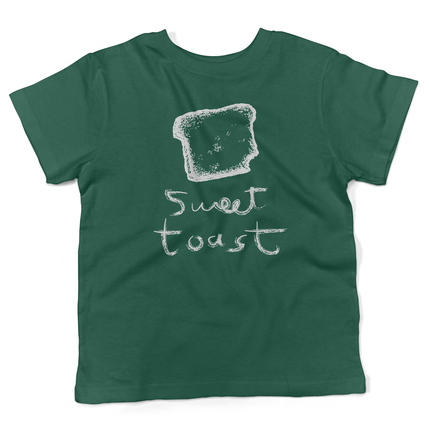 Sweet Toast Toddler Shirt-Kelly Green-2T