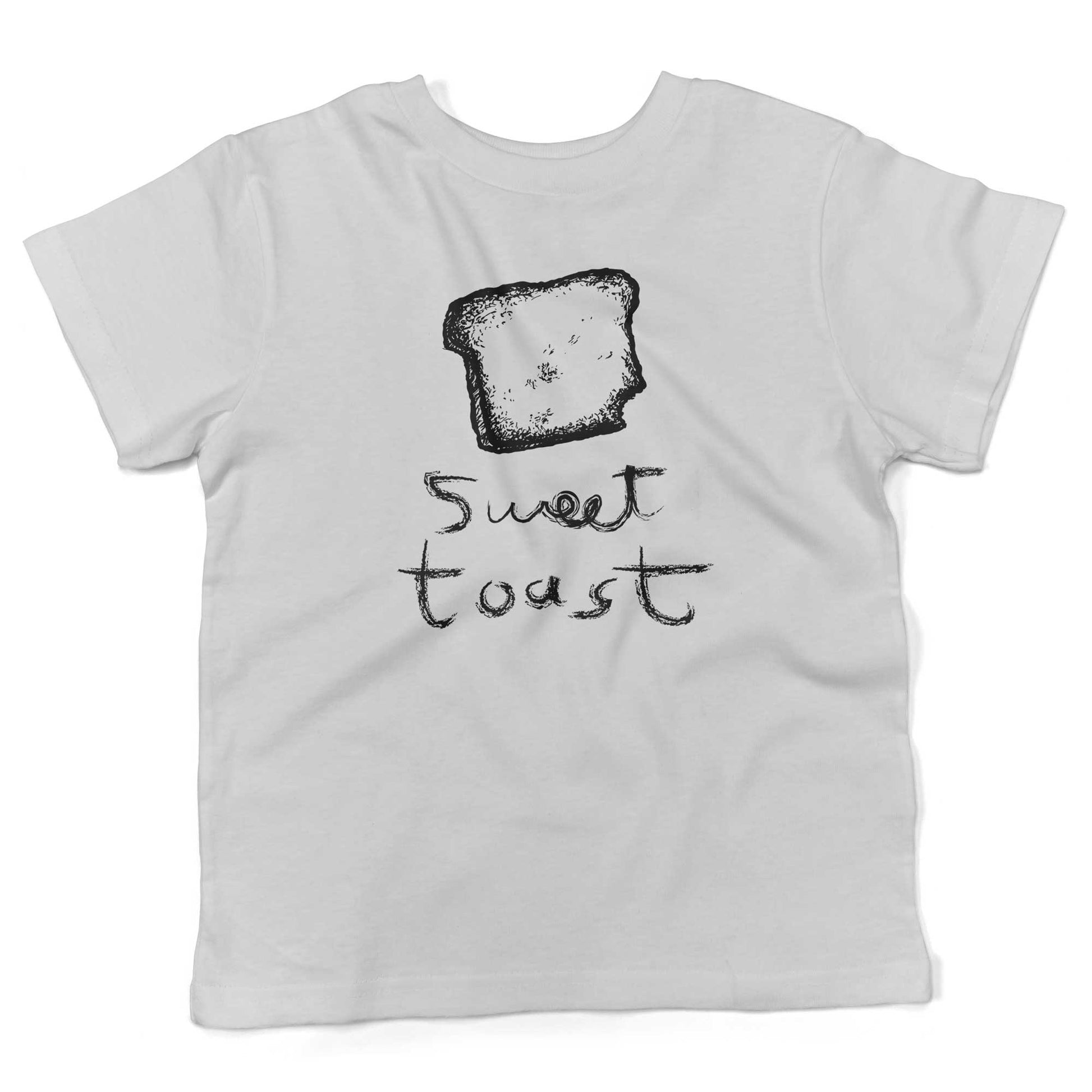 Sweet Toast Toddler Shirt-White-2T