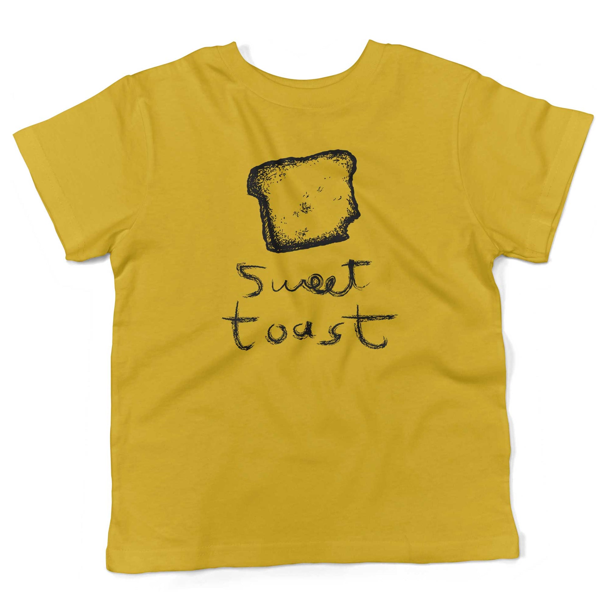 Sweet Toast Toddler Shirt-Sunshine Yellow-2T