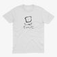 Sweet Toast Unisex Or Women's Cotton T-shirt-White-Unisex