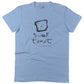 Sweet Toast Unisex Or Women's Cotton T-shirt-Baby Blue-Woman