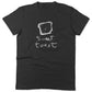 Sweet Toast Unisex Or Women's Cotton T-shirt-Black-Woman