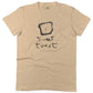 Sweet Toast Unisex Or Women's Cotton T-shirt-Organic Natural-Woman