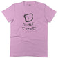 Sweet Toast Unisex Or Women's Cotton T-shirt-Pink-Woman