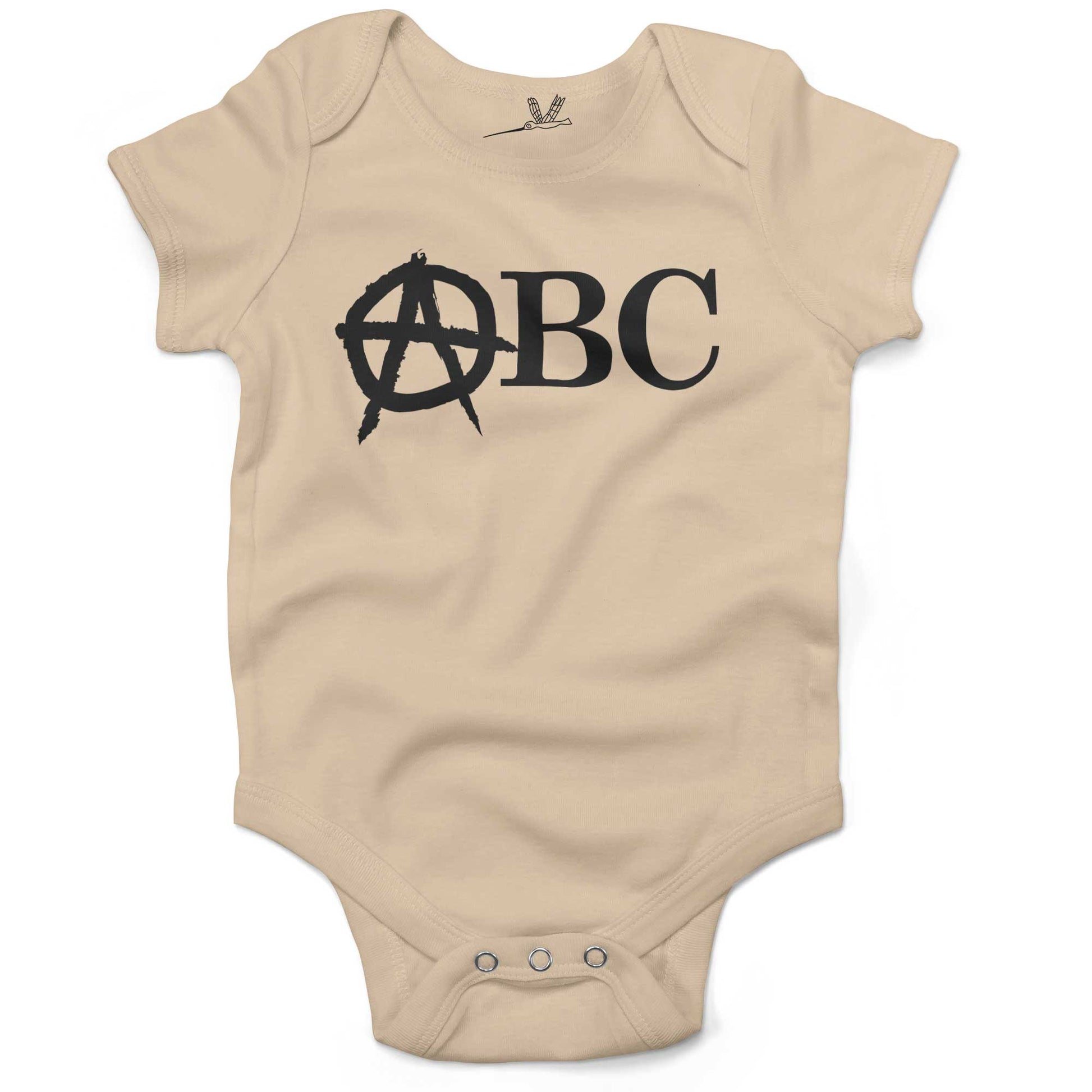 Punk Rock Alphabet Infant Bodysuit or Raglan Tee-Organic Natural-3-6 months