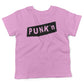 Pumpkin Punk'n Toddler Shirt-Organic Pink-2T