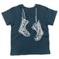 Baby Combat Boots Toddler Shirt-Organic Pacific Blue-2T