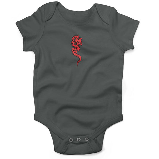 Martial Arts Infant Bodysuit or Raglan Tee-Organic Asphalt-3-6 months