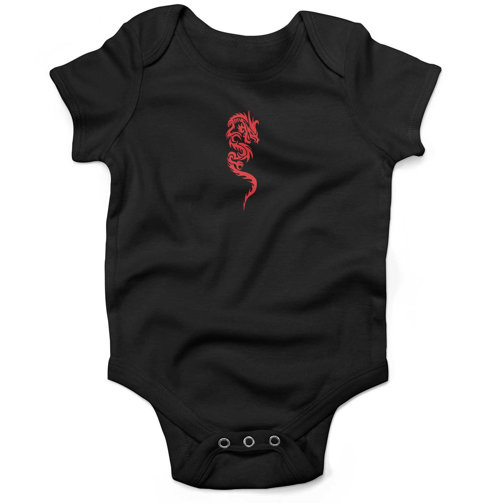 Martial Arts Infant Bodysuit or Raglan Tee-Organic Black-3-6 months