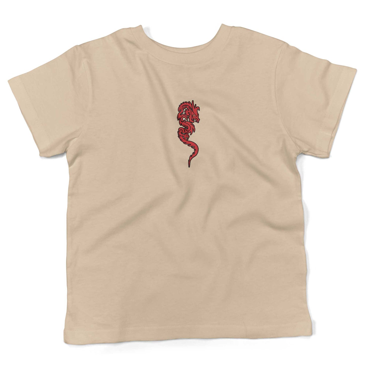 Martial Arts Toddler Shirt-Organic Natural-2T