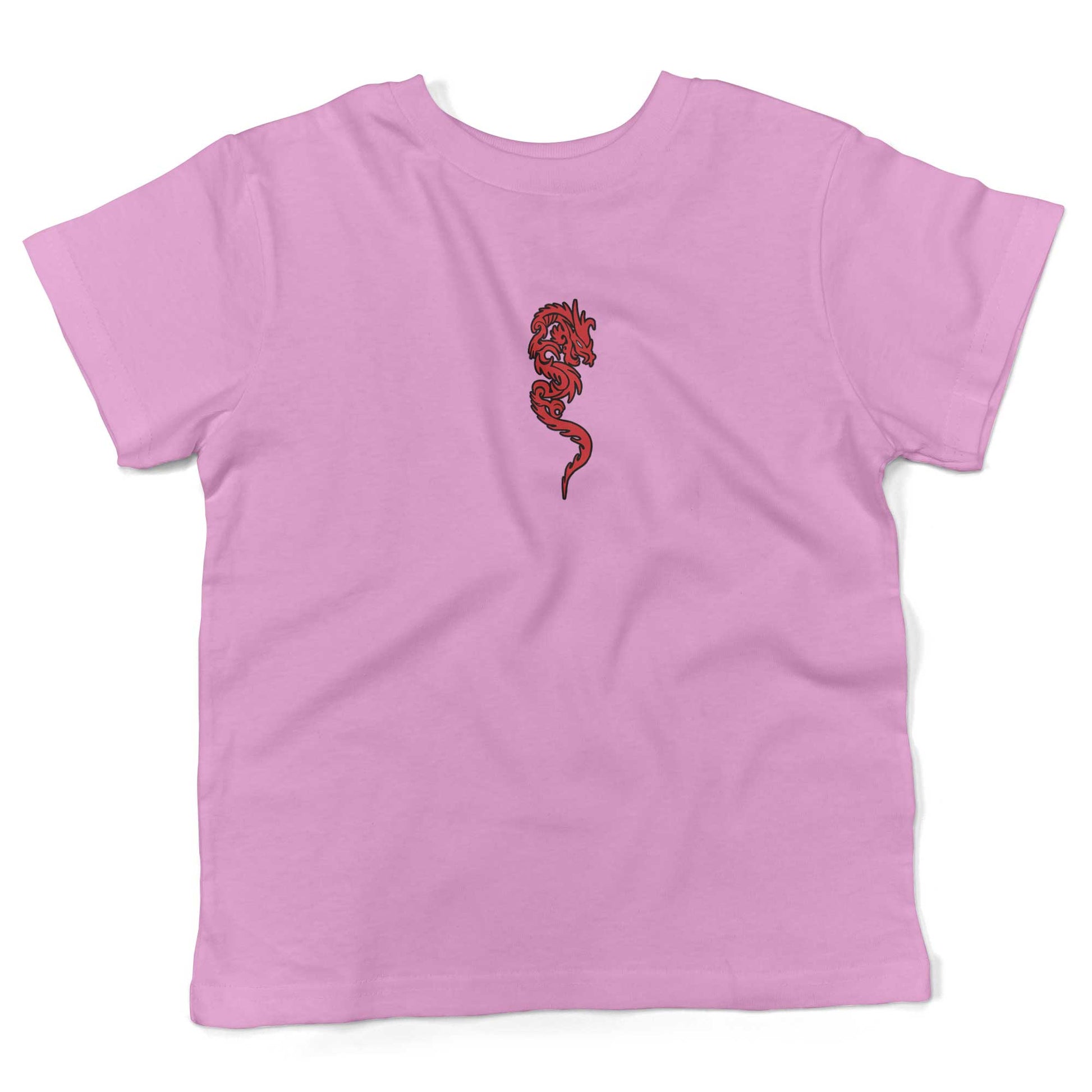 Martial Arts Toddler Shirt-Organic Pink-2T