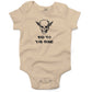 Bad To The Bone Infant Bodysuit or Raglan Tee-Organic Natural-3-6 months