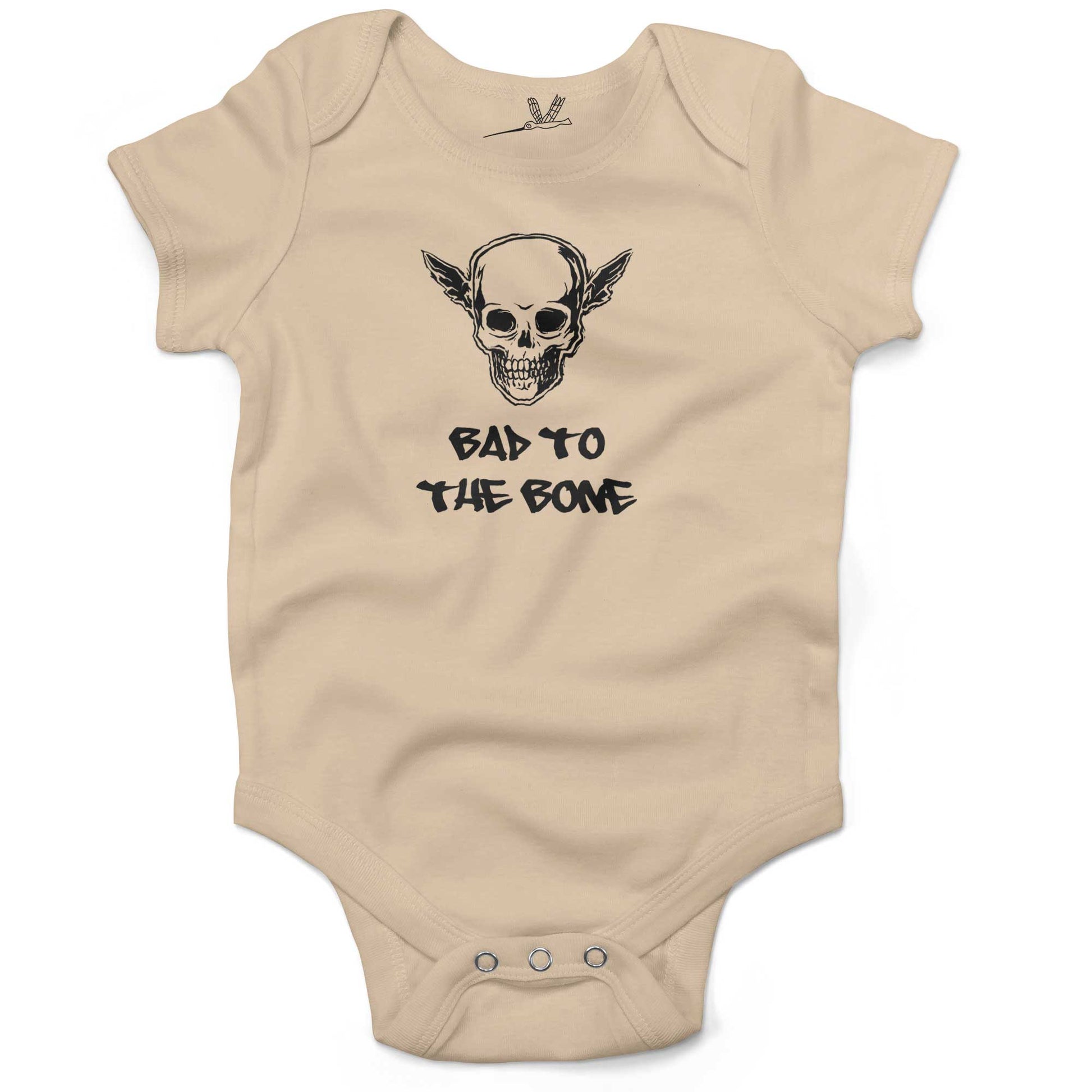 Bad To The Bone Infant Bodysuit or Raglan Tee-