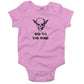Bad To The Bone Infant Bodysuit or Raglan Tee-Organic Pink-3-6 months