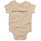 Silent Protagonist Infant Bodysuit or Raglan Tee-Organic Natural-3-6 months